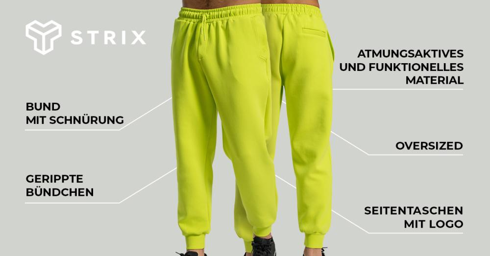 Relaxed Joggers Chartreuse - STRIX