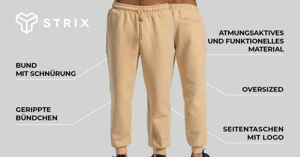 Relaxed Joggers Sandshell - STRIX