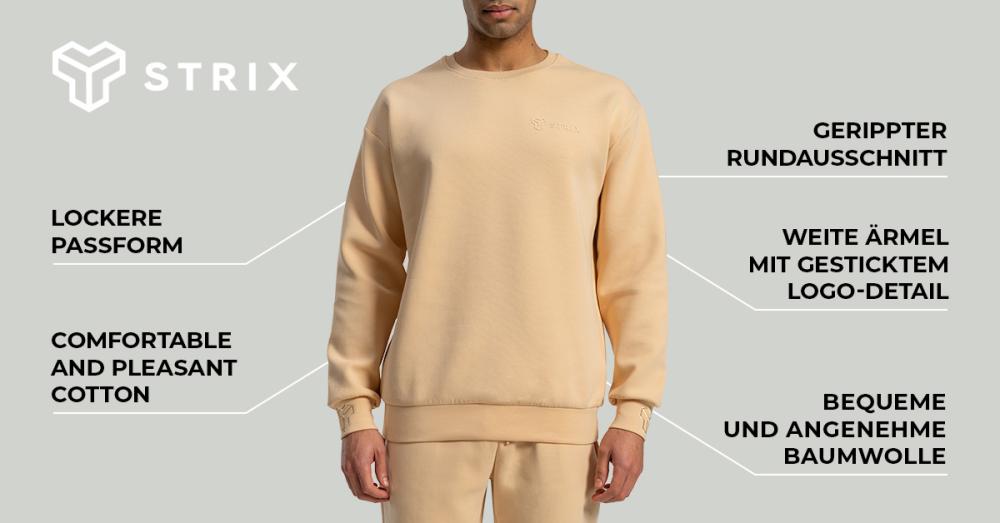 Relaxed Sweatshirt Sandshell - STRIX