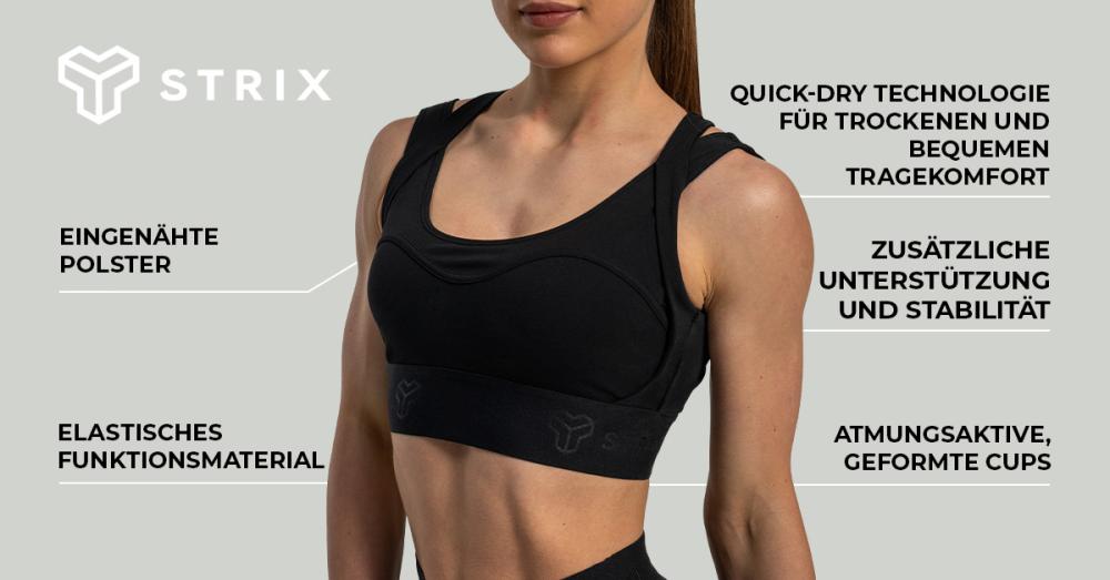 Lunar Sports Bra Black - STRIX