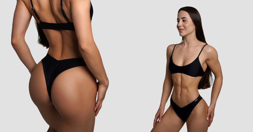 HAWAII Bikini Bottom Black - GymBeam