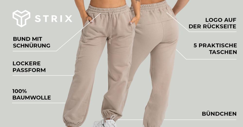Women's Joggers Taupe - STRIX