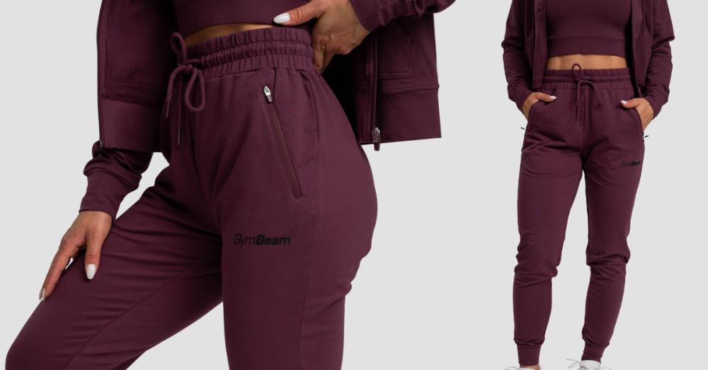 Women's TRN Joggers Eggplant - GymBeam