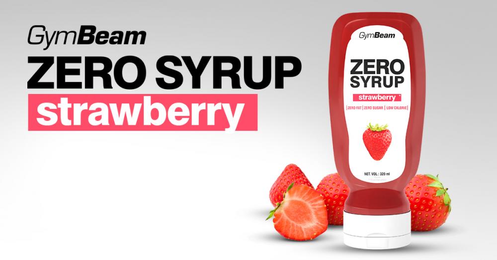 ZERO SIRUP Erdbeere - GymBeam