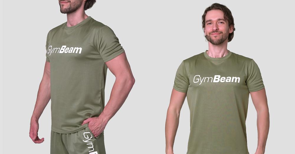 Mesh Essence Green T-Shirt - GymBeam
