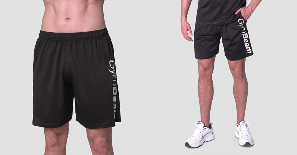 Mesh Essence Black Shorts - GymBeam