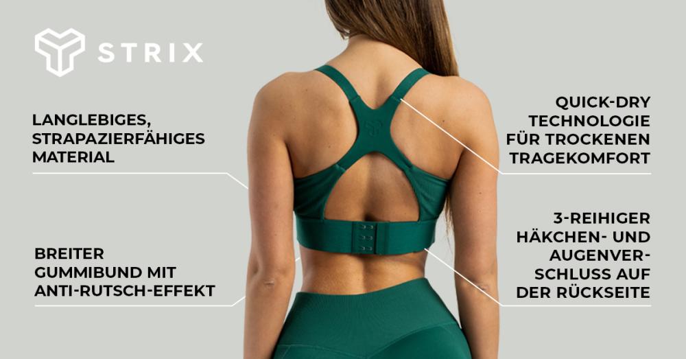 Stellar Sports Bra Emerald - STRIX