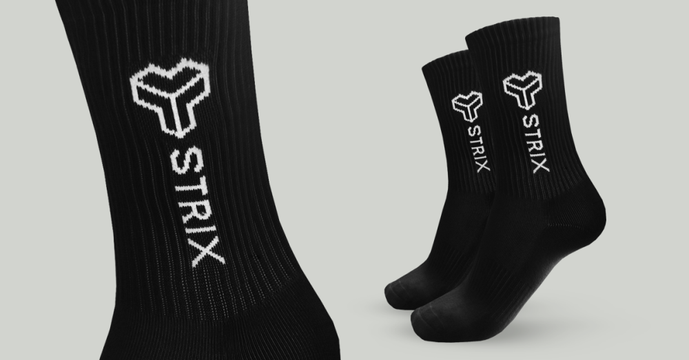 Essential Crew Socken in Black - Strix