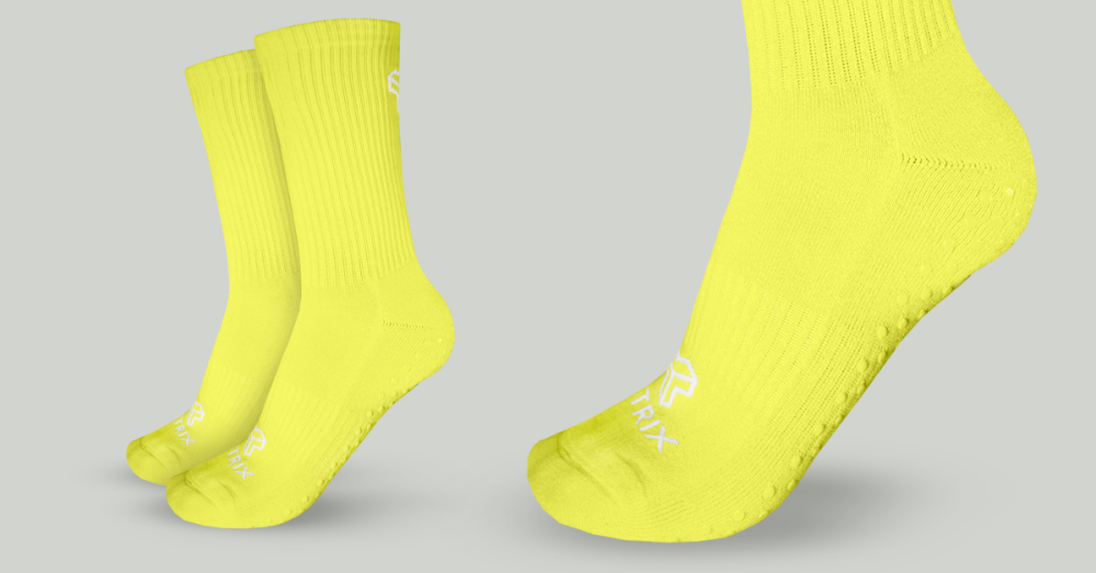 Functional Crew Socks Chartreuse - STRIX