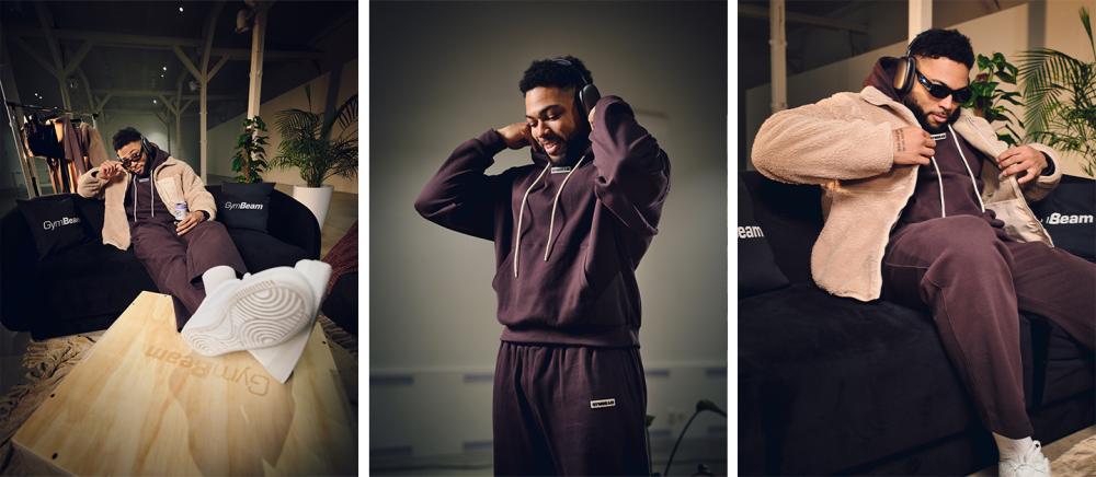 Aura Hoodie in Tee Brown - GymBeam