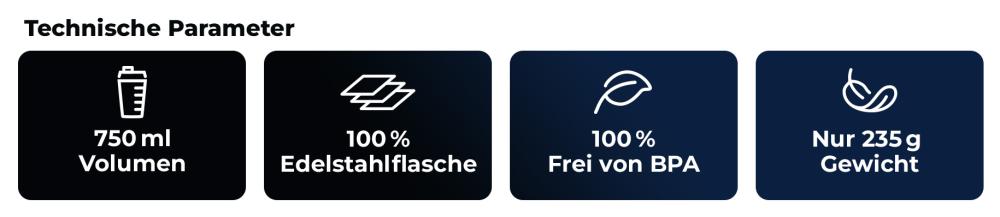 Was bietet Stahl Shaker Superman™ 750 ml - GymBeam