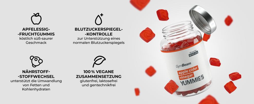 Apfelessig-Yummies - GymBeam