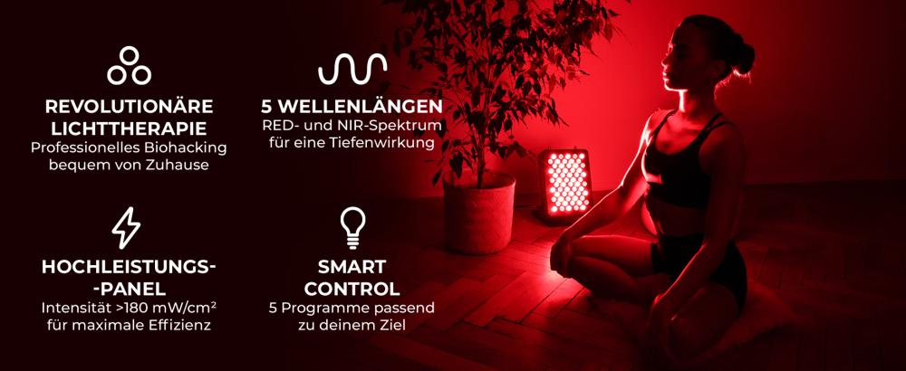 Rotlichttherapie Panel - Gymbeam