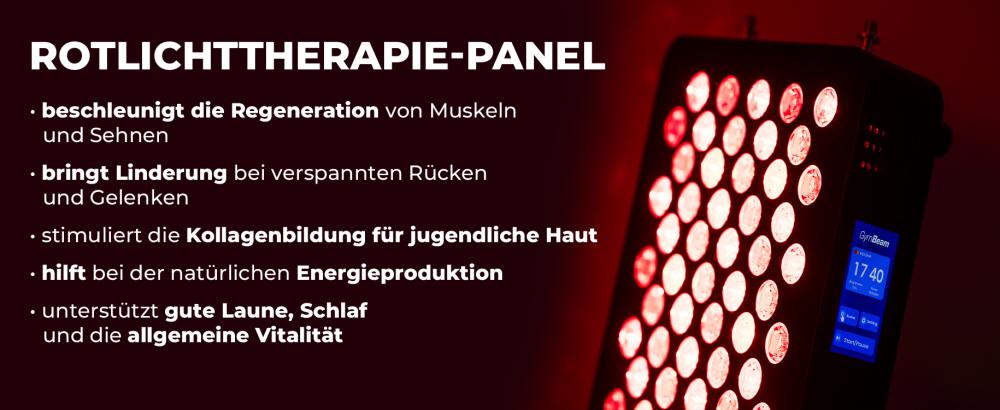 Rotlichttherapie Panel - Gymbeam
