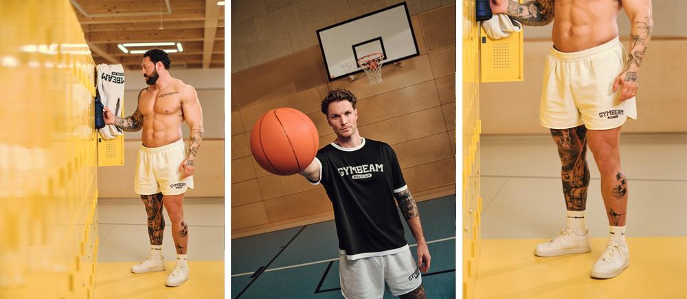 Varsity Sweatshorts in Grey - GymBeam