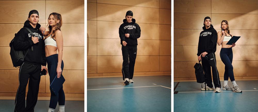 Varsity Sweatpants in Black - GymBeam