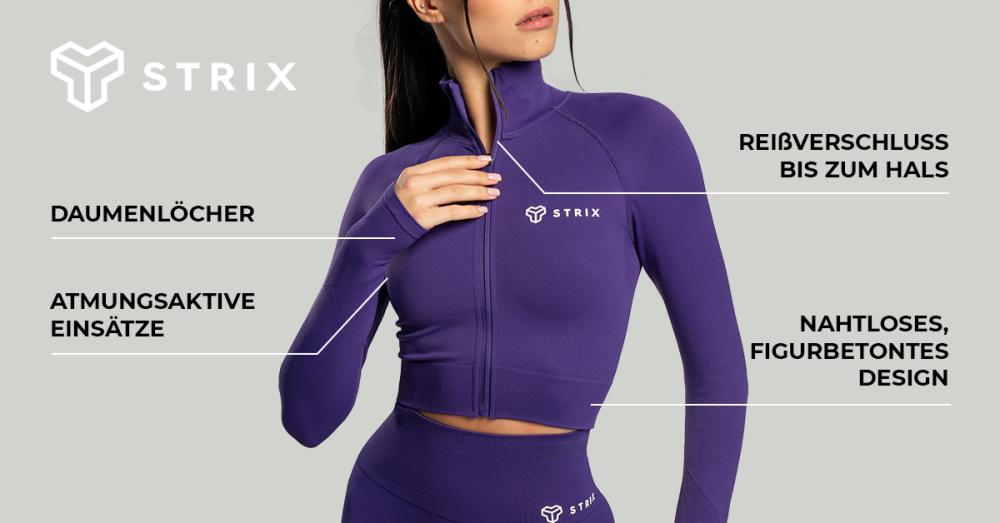 Croppes Top für Frauen Seamless in Cosmos - GymBeam