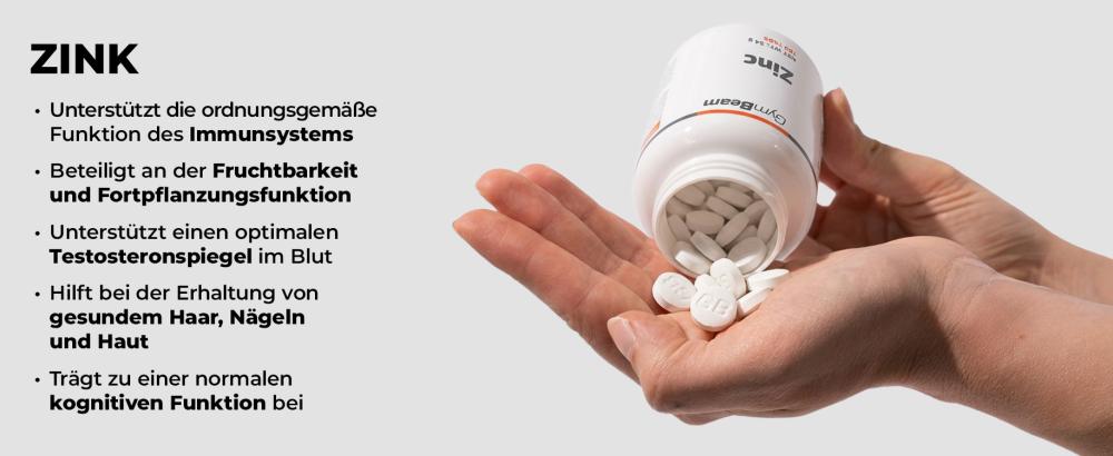 Wirkung von Zink - GymBeam
