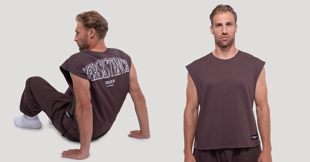 Persistence Tank Top Braun - GymBeam
