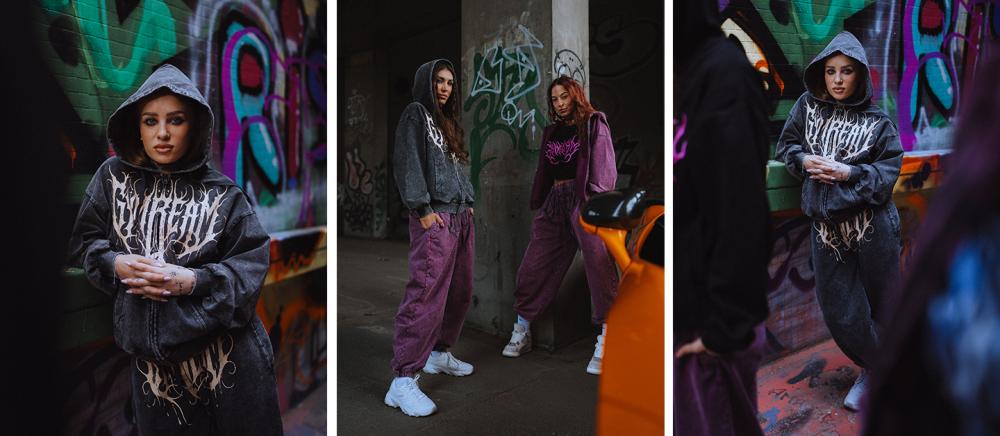 Abyss Hoodie für Frauen in Charcoal - GymBeam