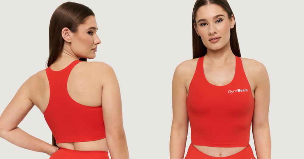 BEAT Sport-Top für Frauen in Tangerine - GymBeam