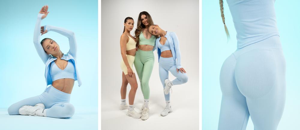Luma Leggings für Frauen in Baby Blue - GymBeam