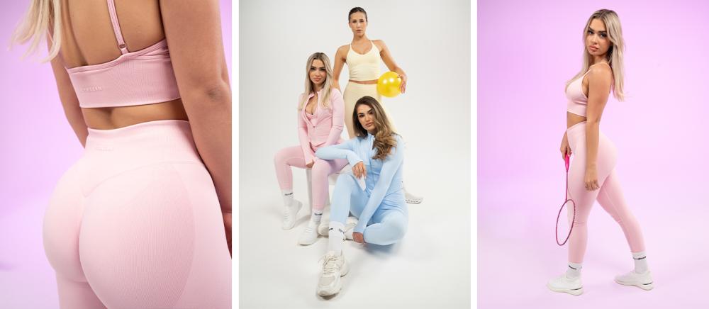 Luma Leggings für Frauen in Baby Pink - GymBeam
