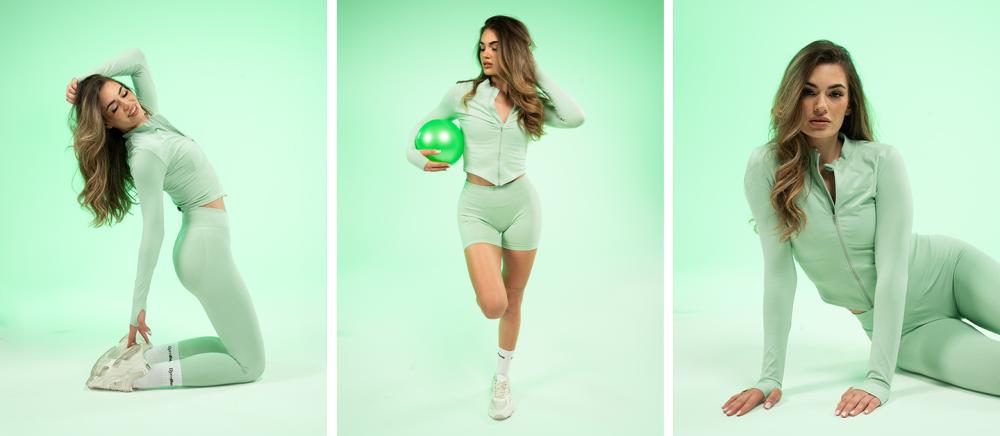 Luma Sport-Top für Frauen in Pistachio - GymBeam
