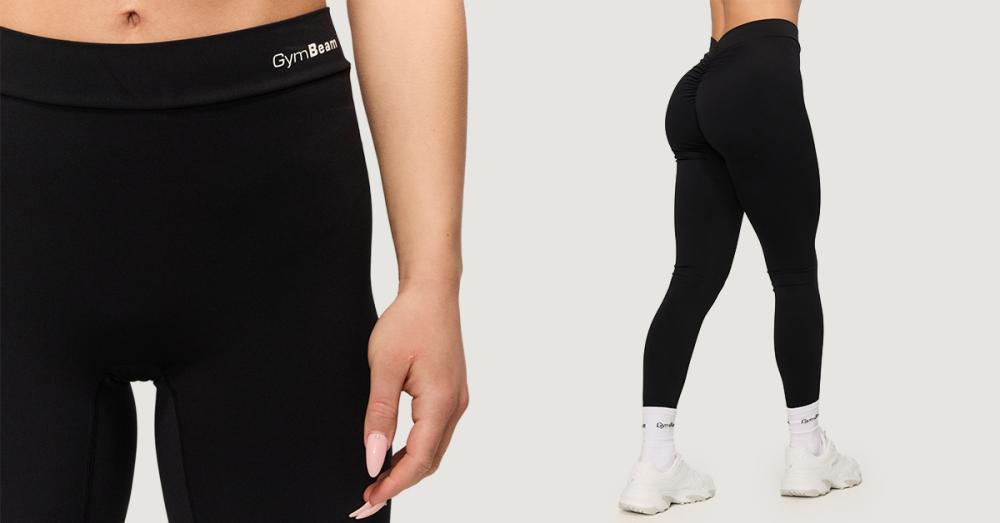 Fierce V-back Leggings für Frauen in Black - GymBeam