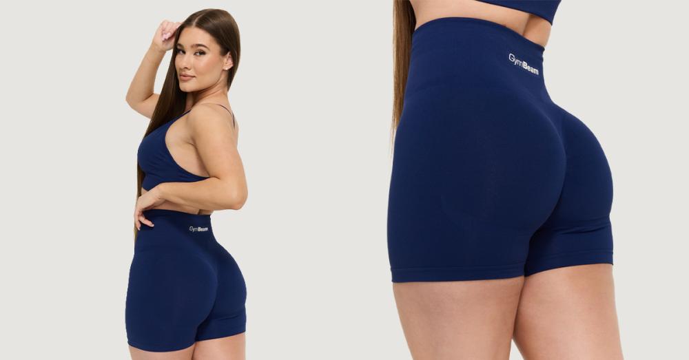 Sculpt Seamless Shorts für Frauen in Navy - GymBeam