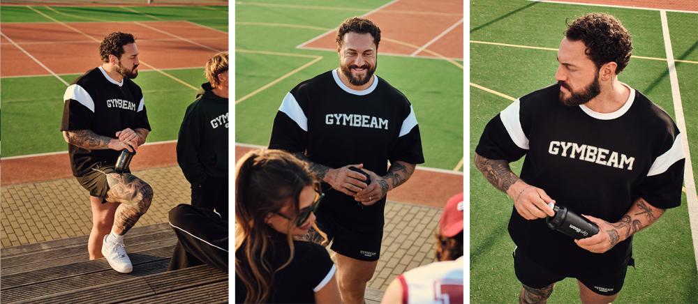 Varsity Shorts in Black - GymBeam