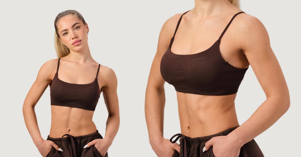 NEO Seamless Sport-BH in Mocha - GymBeam