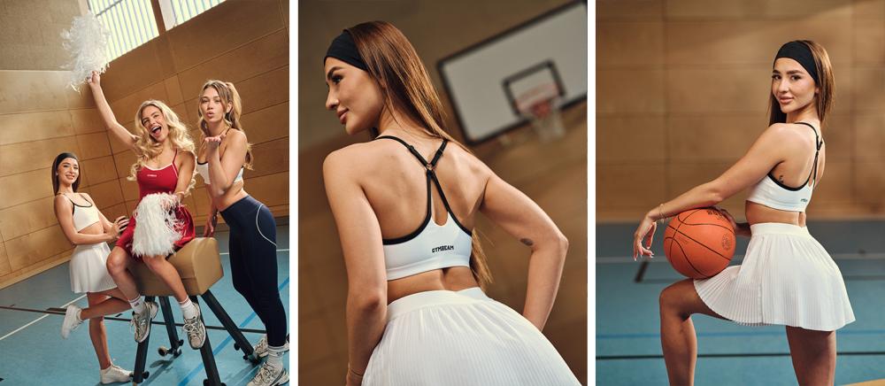 Varsity Skort für Frauen in White - GymBeam