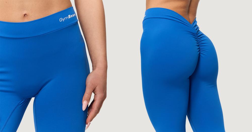Fierce V-back Leggings für Frauen in Blue - GymBeam