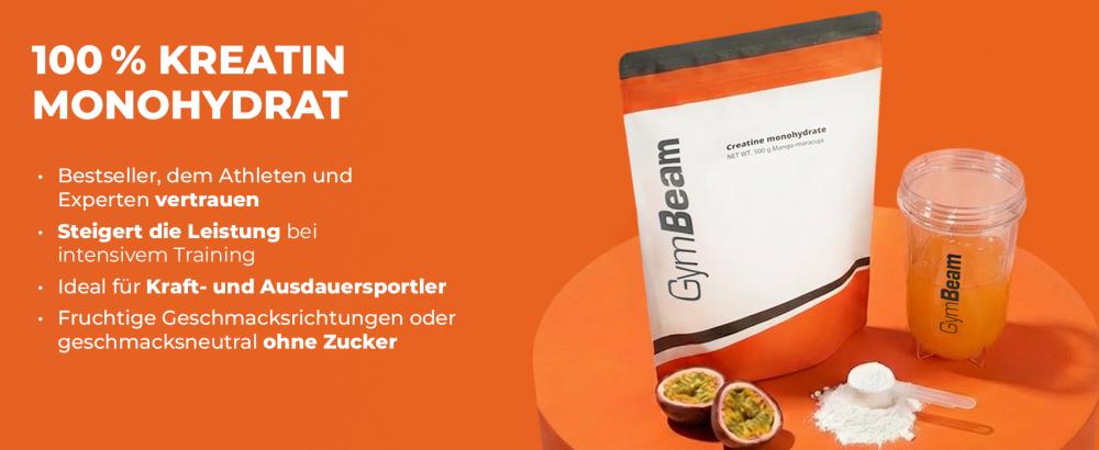 Wirkung von 100 % Kreatin-Monohydrat - Gymbeam