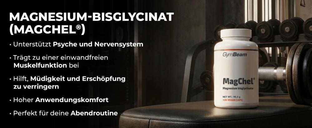Magnesium Bisglycinat (MagChel®) - GymBeam