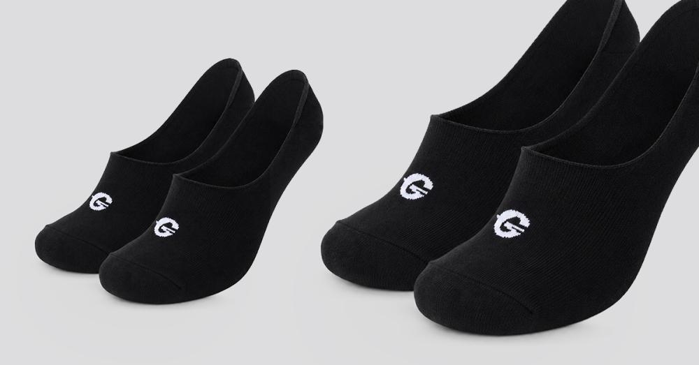 No-Show Socken im 2er-Pack in Black - GymBeam