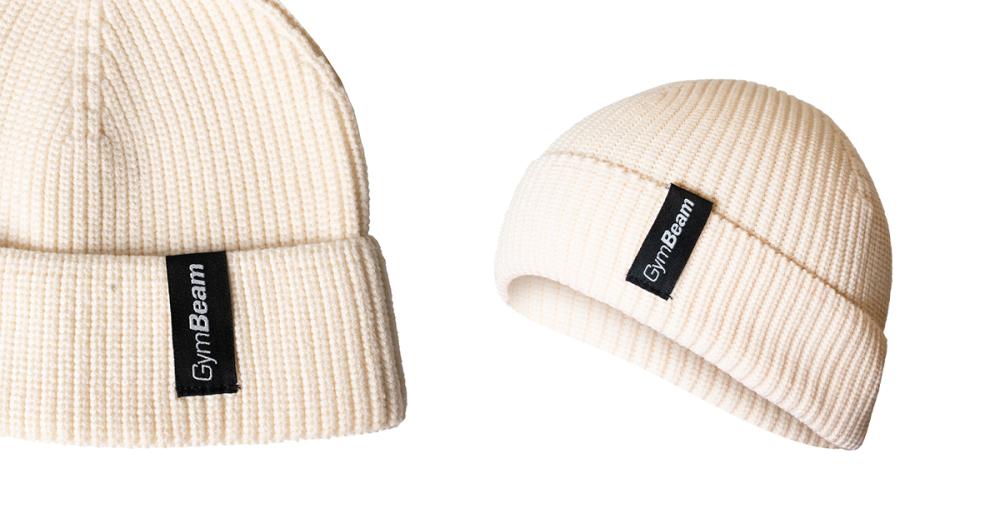 Alpine Beanie in Cream - GymBeam