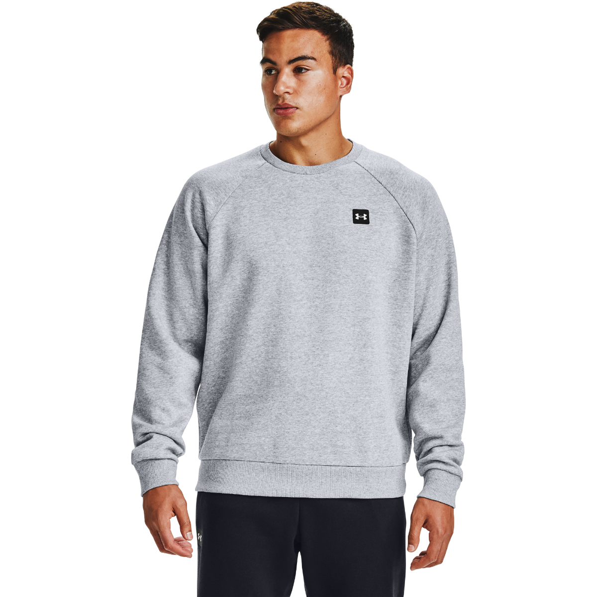 Men‘s Hoodie Rival Fleece Crew Grey - Under Armour