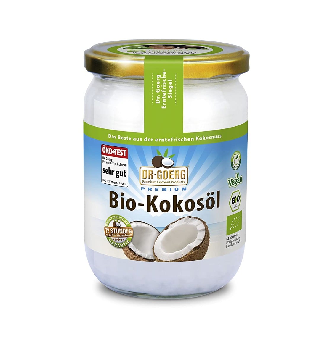 Premium Bio-Kokosöl - DR. GOERG