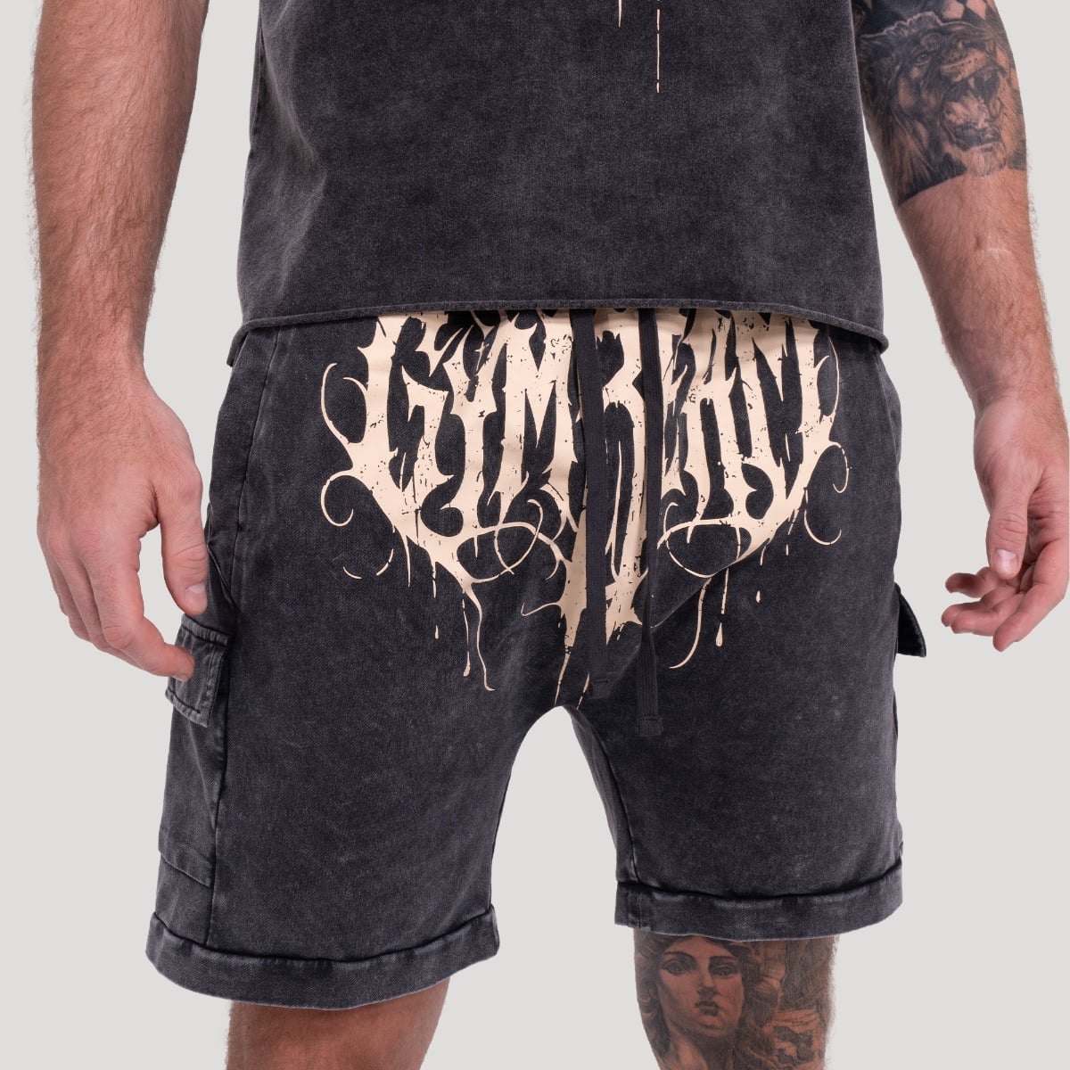Abyss Shorts in Charcoal - GymBeam