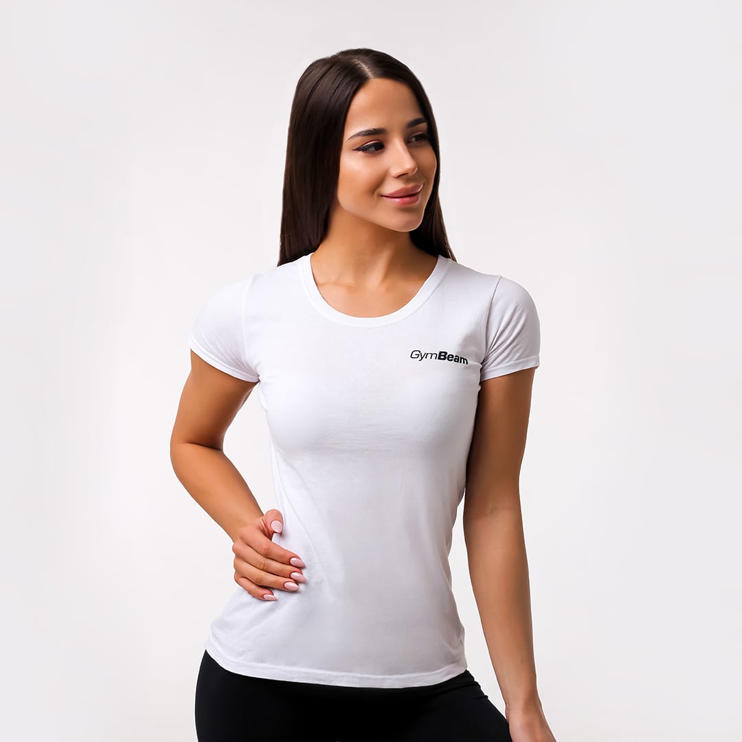 Basic T-Shirt für Frauen in White - GymBeam