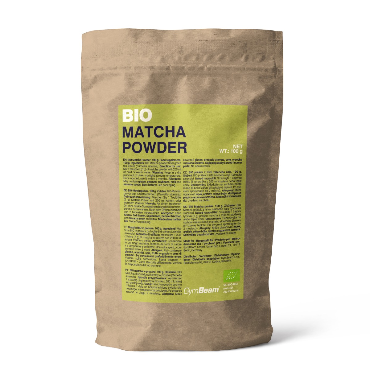 BIO Matcha Pulver – GymBeam