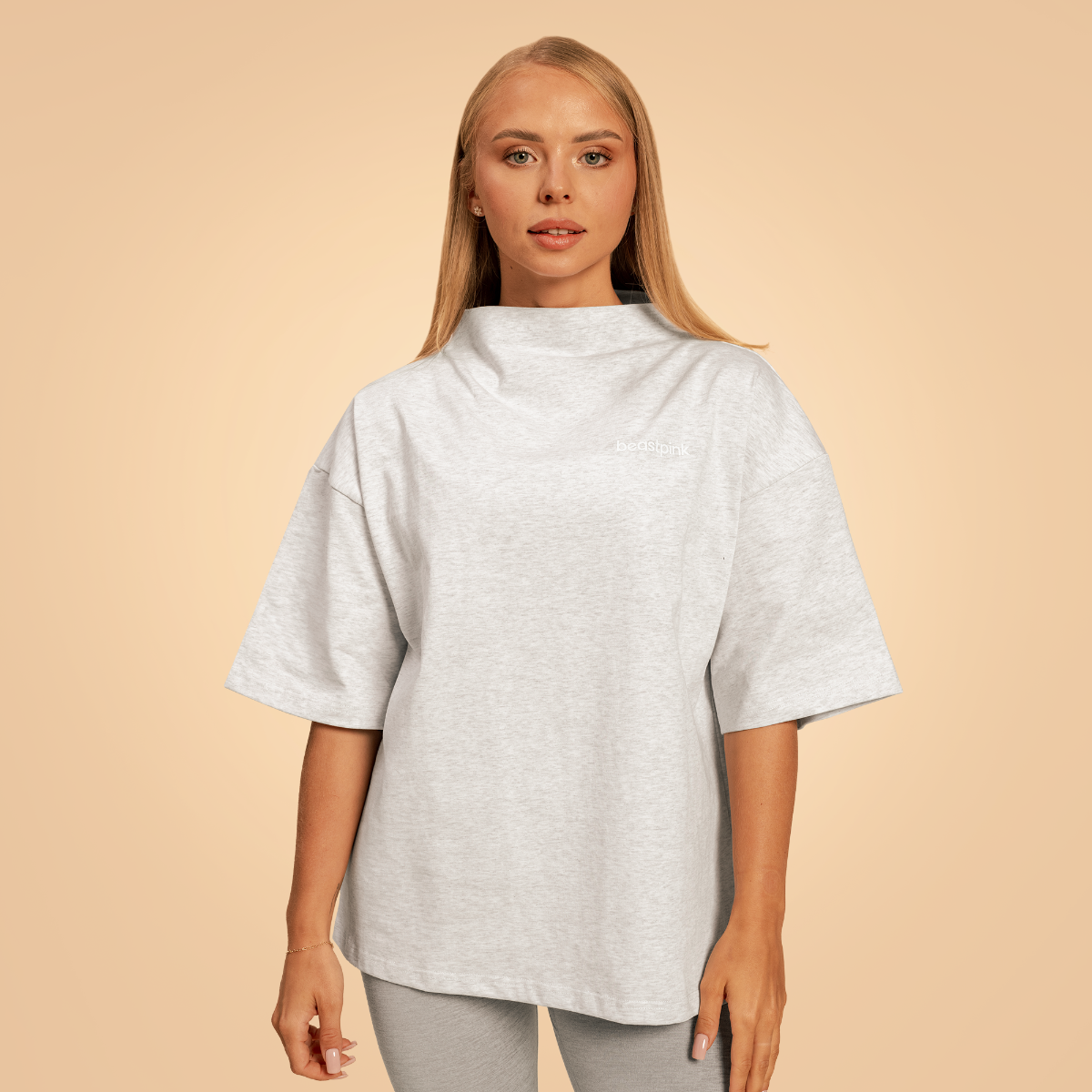 Bliss Oversized Top für Frauen in Grey - BeastPink