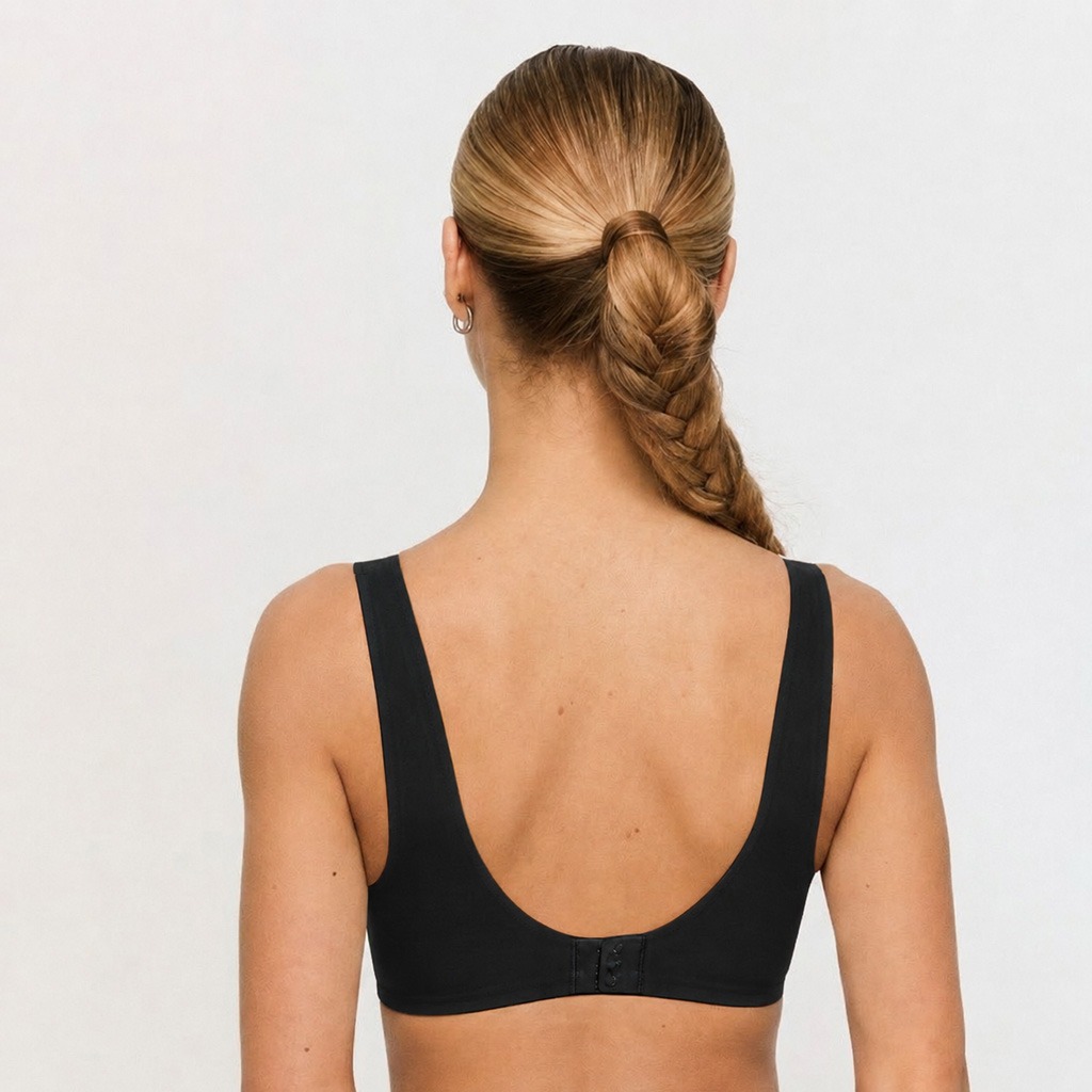 Comfy Seamless BH in Black - GymBeam
