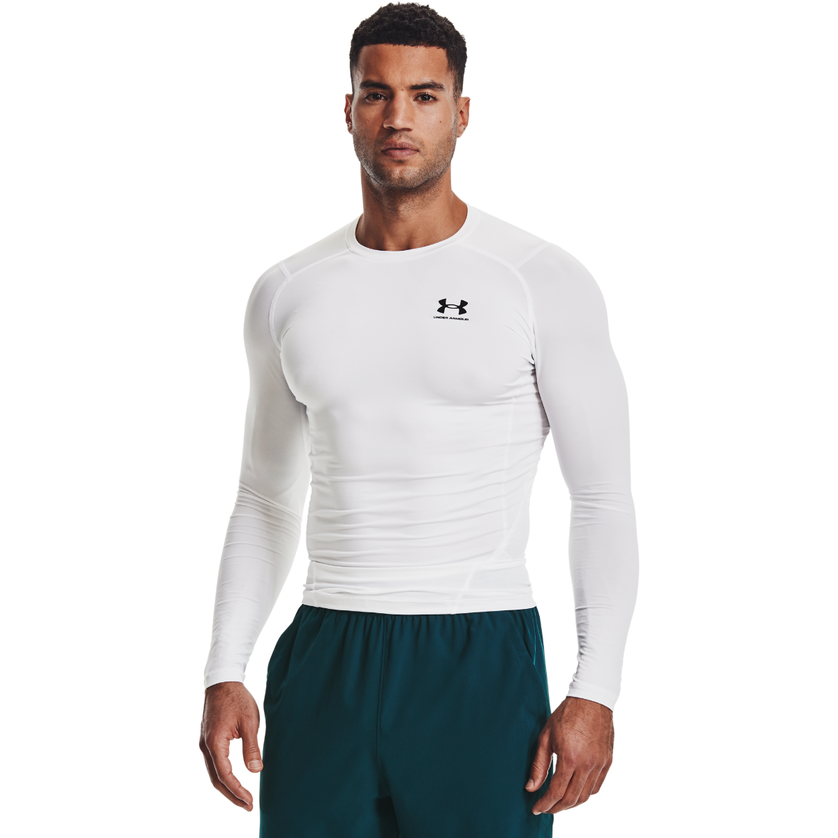 Compression T-shirt HG Armour Comp LS White - Under Armour