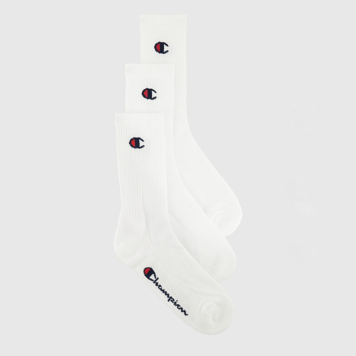 Crew Socken im 3-er Pack in White - Champion