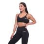 Essence String Sports Bra Black - GymBeam M