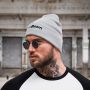 Winter Beanie in Grey - GymBeam uni