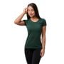Basic T-Shirt für Frauen Green - GymBeam S